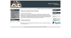 Desktop Screenshot of gastro-service-bremen.de